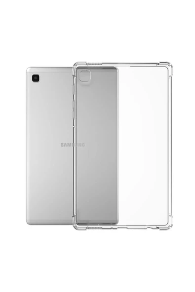 Samsung Galaxy T220 Tab A7 Lite 8.7 Kılıf Anti Şeffaf Tablet Silikon - Şeffaf - 1