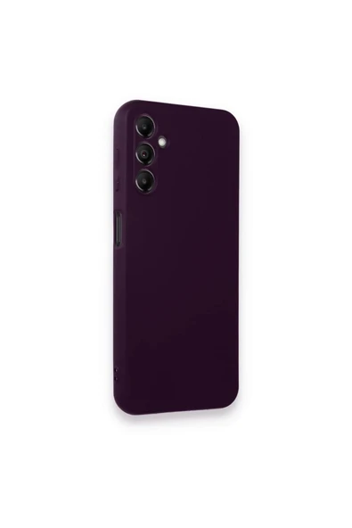 Samsung Galaxy A24 4G Kılıf First Silikon - Mor - 1