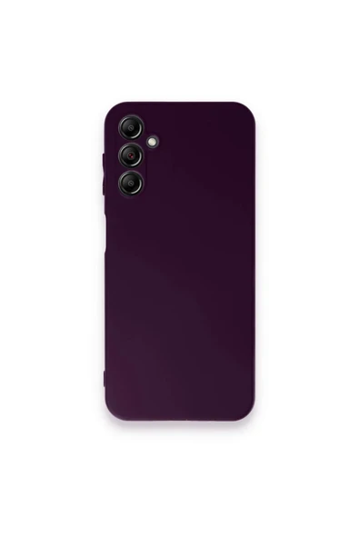 Samsung Galaxy A24 4G Kılıf First Silikon - Mor - 2