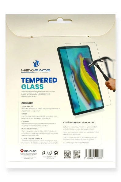 Samsung Galaxy T550 Tab A 9.7 Tablet Cam Ekran Koruyucu - 3