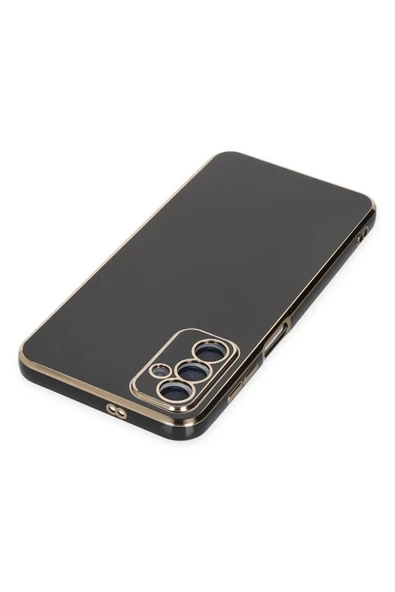 Samsung Galaxy A04S Kılıf Volet Silikon - Siyah - 4
