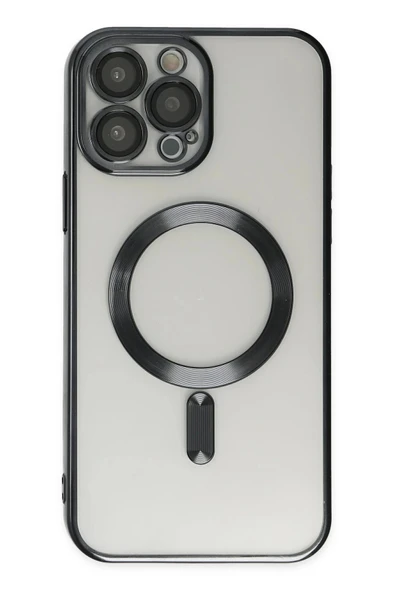 iPhone 13 Pro Max Kılıf Kross Magneticsafe Kapak - Siyah - 1