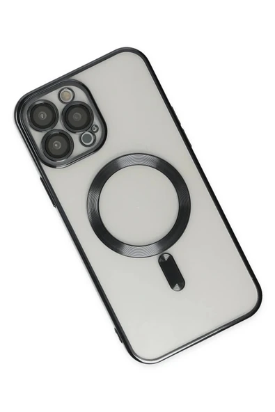 iPhone 13 Pro Max Kılıf Kross Magneticsafe Kapak - Siyah - 4