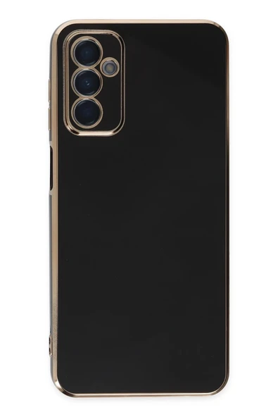 Samsung Galaxy A04S Kılıf Volet Silikon - Siyah - 1