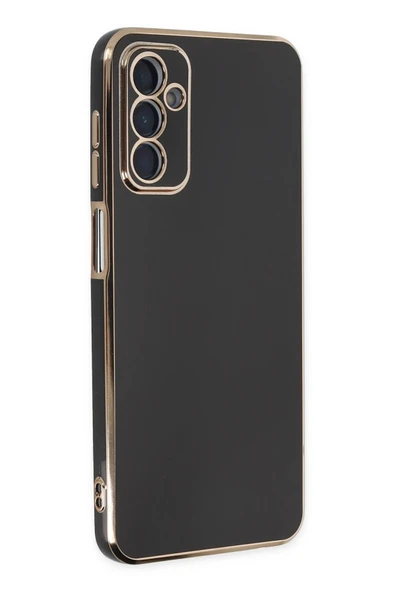 Samsung Galaxy A04S Kılıf Volet Silikon - Siyah - 2