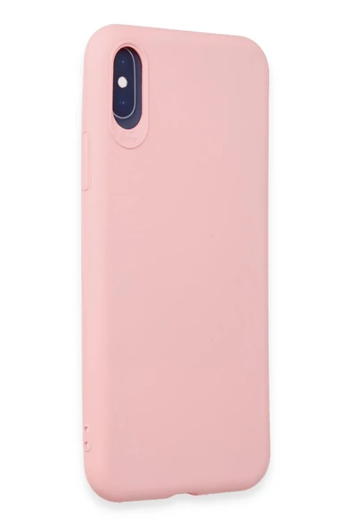 iPhone X Kılıf First Silikon - Pudra - 2