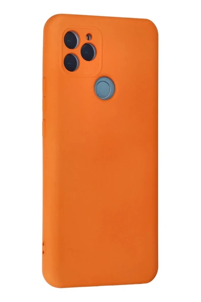 General Mobile GM 21 Kılıf Nano içi Kadife Silikon - Turuncu - 3