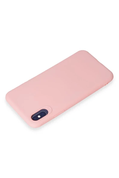 iPhone X Kılıf First Silikon - Pudra - 3
