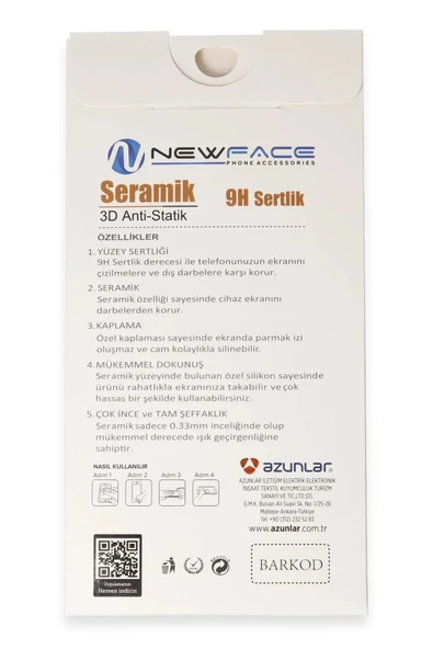 Samsung Galaxy A14 4G 3D Antistatik Mat Seramik Nano Ekran Koruyucu - 5