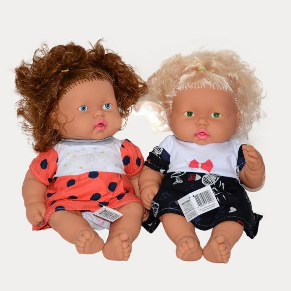 5108 TOMBUL KONUŞAN KIZ BEBEK SAÇLI 40 CM
