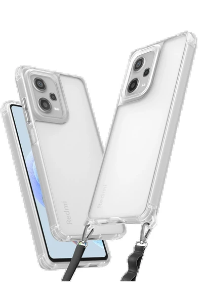Xiaomi Redmi Note 12 Pro 5G Kılıf Penta Silikon Kılıf - Şeffaf - 1