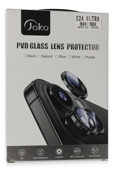 Samsung Galaxy S24 Ultra PVD Metal Kamera Lens - Siyah - 3