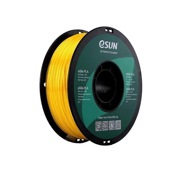 Esun Esilk-Pla Filament Sarı 1.75mm 1 Kg ürün görseli 1