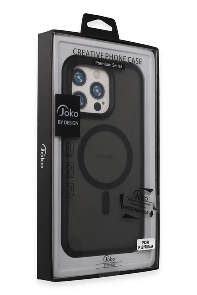 iPhone 15 Pro Toras Airbag Magsafe Kapak - Siyah - 2