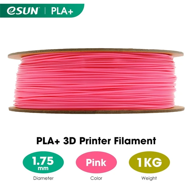 Esun Pembe Pla+ Filament 1.75mm 1 Kg Plus - Resim 2