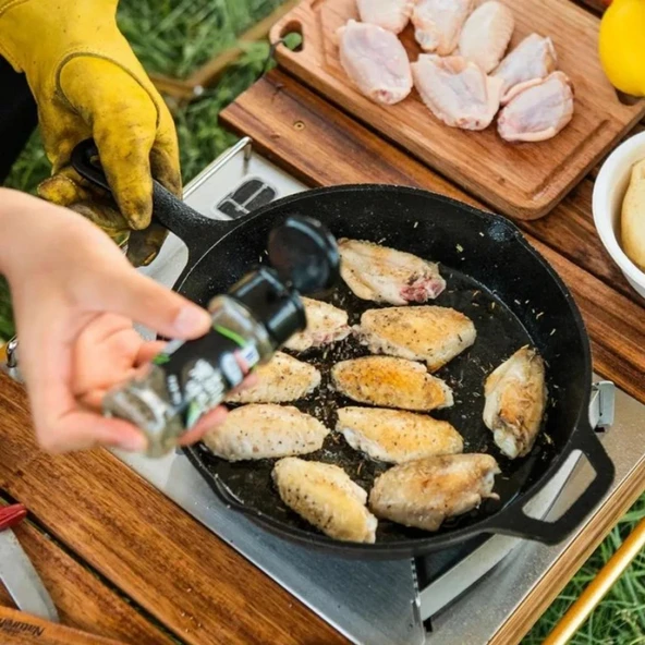 Demir Döküm Tava - Naturehike Ultra Light - 10 Inch - Resim 6