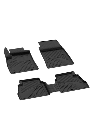 Sahler Ford Courier 2025 ve Sonrası 4.5D Paspas ve 3D Rizline Bagaj Havuzu Set - Resim 3