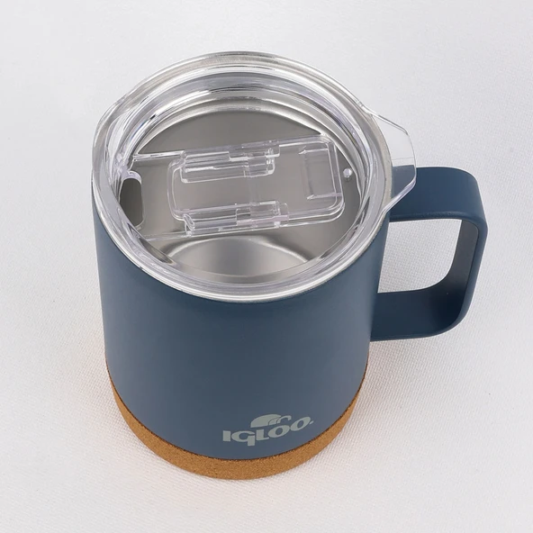 Igloo Cork Mug 350ml-MAVİ - Resim 3