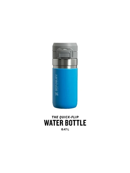 Stanley The Quick-Flip Water Bottle 16OZ/0.47 LT Mavi 10-09148-095 - Resim 12