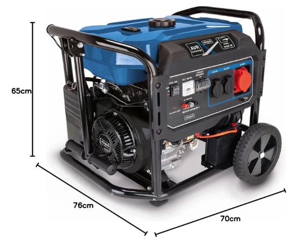 Scheppach SG7100X 5,5kW Bezninli Trifaze Jeneratör - Resim 2