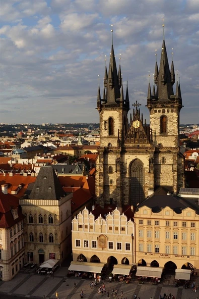 Çek Cumhuriyeti Prag Temalı Oval Magnet - Resim 6