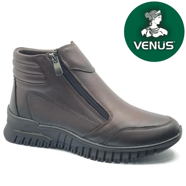 Venüs Ekko Hakiki Deri Düz Kaymaz Taban Ortopedik Kadın Bot ürün görseli