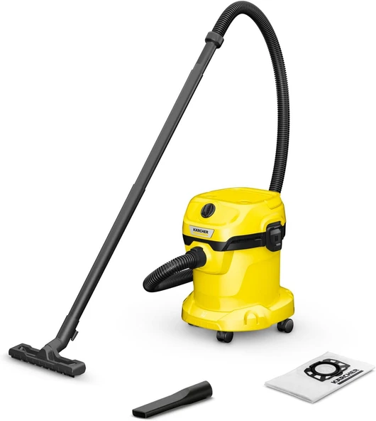 Karcher Wd 2 Plus V-15/4/18 Islak - Kuru Elektrikli Süpürge, Üfleme Fonksiyonlu, 1000 W, 15 L ürün görseli 1