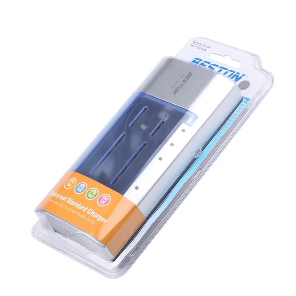 BESTON BST-C821BW (AA-AAA-C-D-9V-SC) UNIVERSAL TÜM BOYLAR PİL ŞARJ CİHAZI (5047) - 3