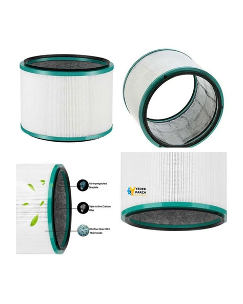 Dyson Uyumlu 968125-03 Pervanesiz Hava Temizleyici Silindirik Hepa Filtre ürün görseli