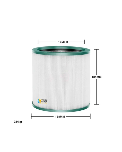Dyson Uyumlu TP03 Pervanesiz Hava Temizleyici Silindirik Hepa Filtre - Resim 2