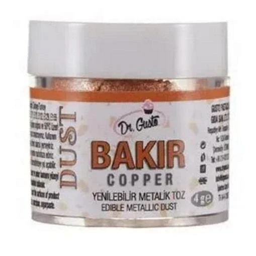 Dr. Gusto Bakır Yenilebilir Yaldız Gıda Boyası 4 gr. ürün görseli
