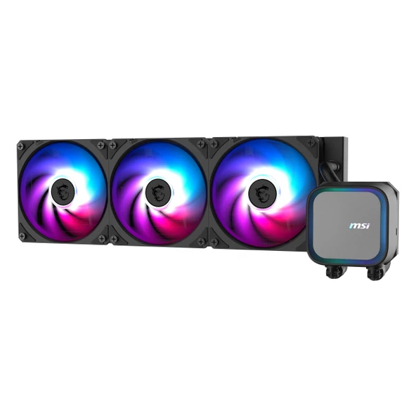 MSI MAG CoreLiquid A13 360 ARGB 360mm AM5/1851P Siyah İşlemci Sıvı Soğutucu - Resim 2