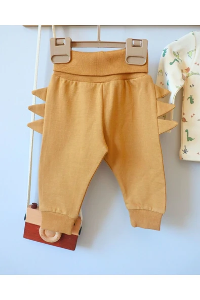 TinyAlp Dino Desenli Soft Renkli Erkek Bebek İkili Takım - 8