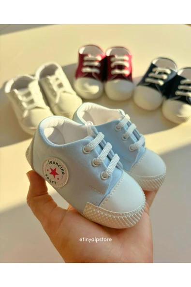 TinyAlp Yumuşacık Tabanlı Kısa Kız/erkek Bebek Ayakkabı - 7