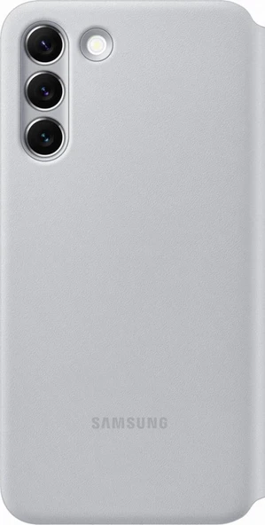 Galaxy S22 Plus ile Uyumlu Smart LED View Kılıf Açık Gri EF-NS906PJEGWW - 2
