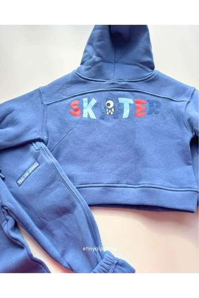 TinyAlp Kışlık Şardonlu Kapşonlu Erkek Takım - 3