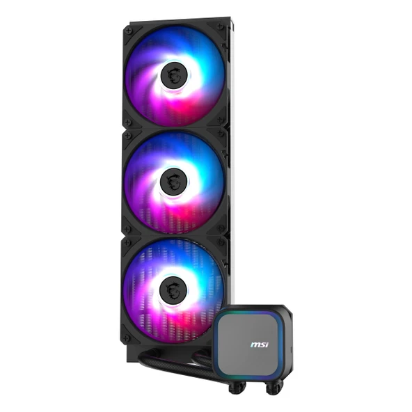 MSI MAG CoreLiquid A13 360 ARGB 360mm AM5/1851P Siyah İşlemci Sıvı Soğutucu - Resim 3