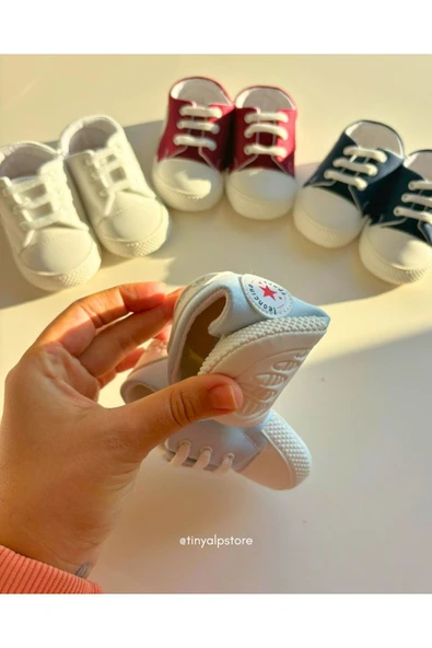 TinyAlp Yumuşacık Tabanlı Kısa Kız/erkek Bebek Ayakkabı - 8