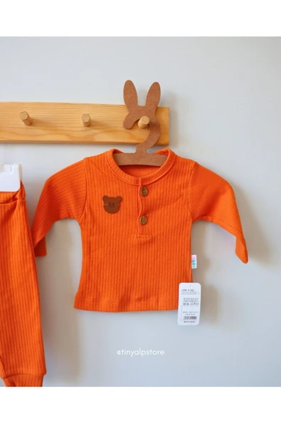 TinyAlp Naturel Soft ve Yumuşacık Basic Bebek Takımı - 2