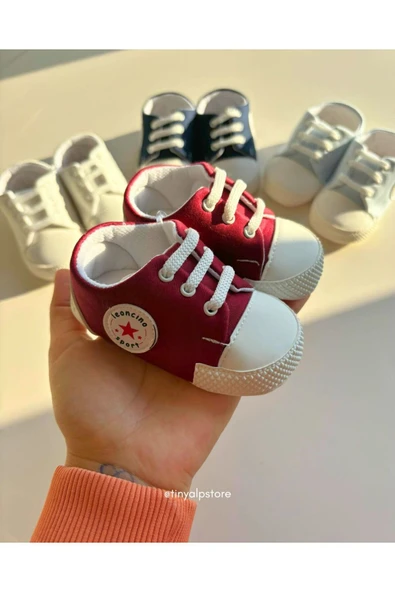 TinyAlp Yumuşacık Tabanlı Kısa Kız/erkek Bebek Ayakkabı