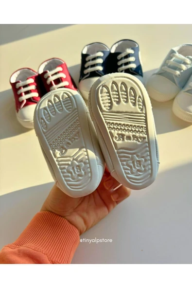 TinyAlp Yumuşacık Tabanlı Kısa Kız/erkek Bebek Ayakkabı - 2