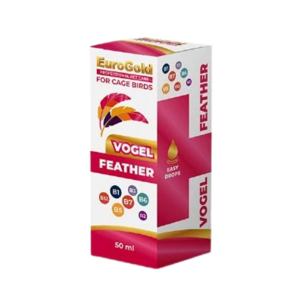 Eurogold Vogel Feather Kuşlar İçin Tüy Bakım Destekleyici Damla 50 Ml ürün görseli