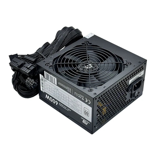 PowerBoost PB600WB 600W 80+ White APFC 4*PCI-E 6+2 Pin 12cm Siyah Fanlı ATX PSU (Bulk) - 4
