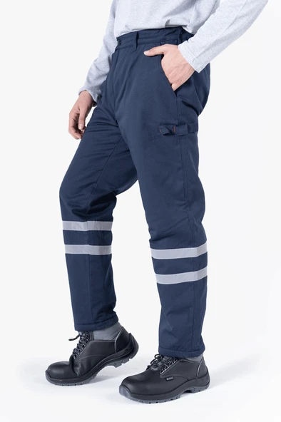 Asma Aparatlı Reflektörlü Kapitoneli Pantolon - 5