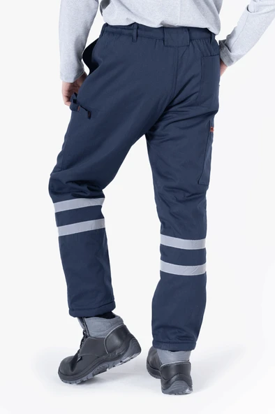 Asma Aparatlı Reflektörlü Kapitoneli Pantolon - 2