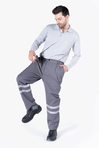 Asma Aparatlı Reflektörlü Kapitoneli Pantolon - 7