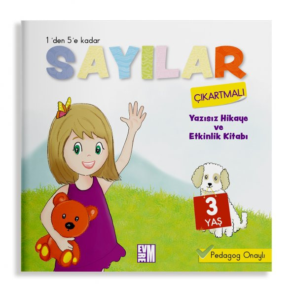 3 Yaş İçin Özel 1’den 5’e kadar Sayılar