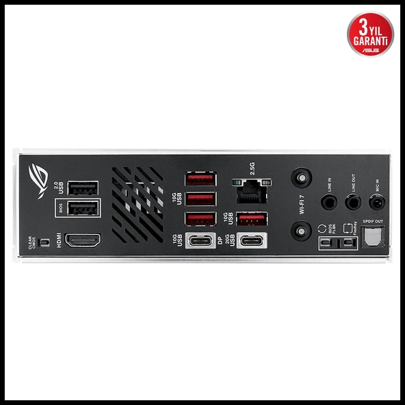 ASUS ROG STRIX B850-I GAMING WIFI AM5 DDR5 8400+(OC)MHz Mini-ITX Gaming Anakart - 4