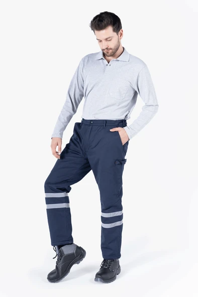 Asma Aparatlı Reflektörlü Kapitoneli Pantolon