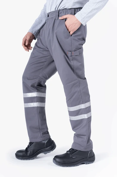 Asma Aparatlı Reflektörlü Kapitoneli Pantolon - 9